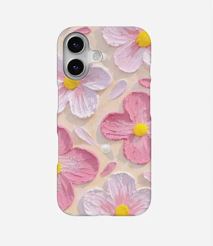 Petal Crush Phone Case | Acrylic Floral Hard Cover