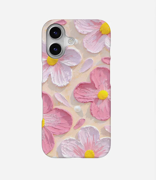 Petal Crush Phone Case | Acrylic Floral Hard Cover