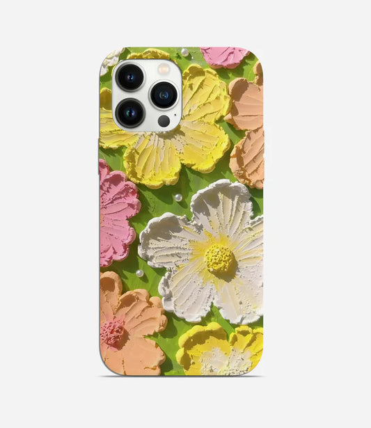 Grandi Flora Phone Case | Acrylic Floral Hard Cover