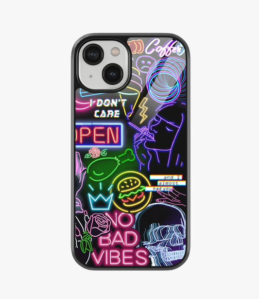 No Bad Vibes Phone Case | Glass Cover