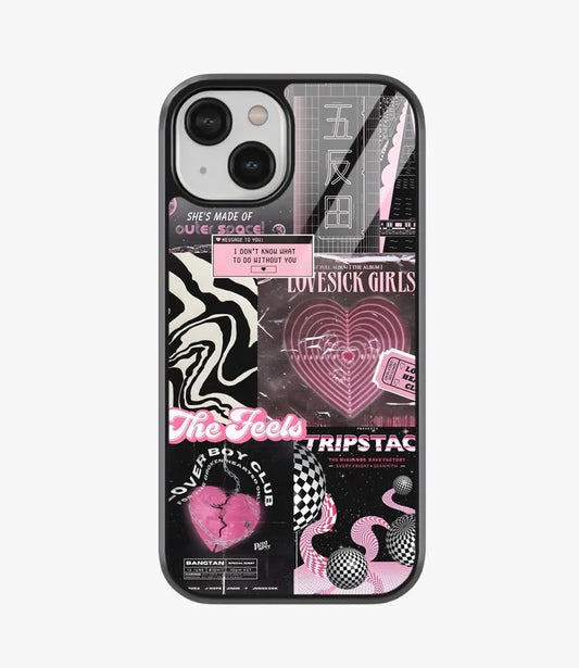 Retro Romance Phone Case | Glass Cover