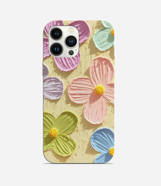 Sweet Fantasy Phone Case | Acrylic Floral Hard Cover